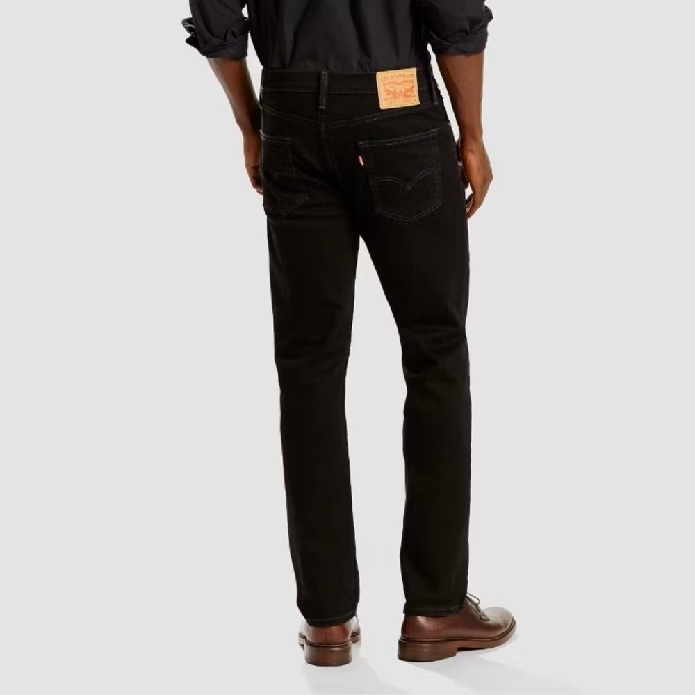 LEVI'S 511 Slim Fit Black Stretch Denim Jeans Mens Size 32x30 Straight Leg NWT